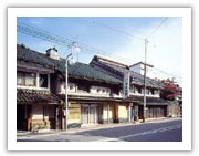 小馬出町の町並み